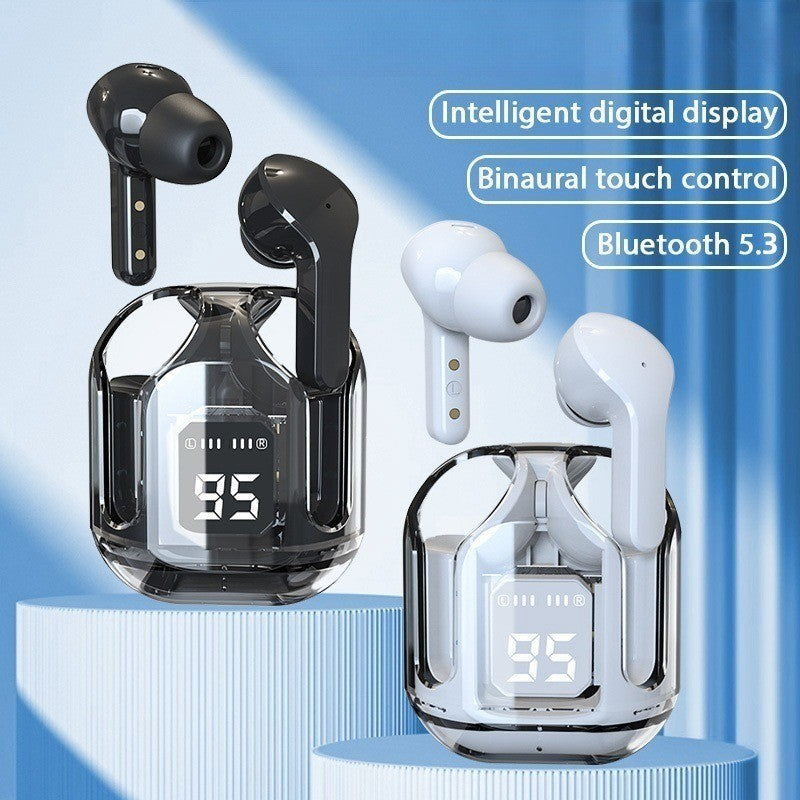 Bluetooth 5.3 Over-ear Headphones, Air31 True Wireless Stereo Hi-fi Sound Headphones, Nirkabel Headphones LED